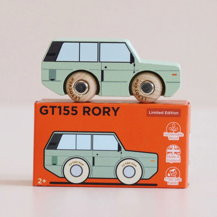 Kolekcjonerski samochodzik GT155 Rory kombi drewniane auto Le Toy Van