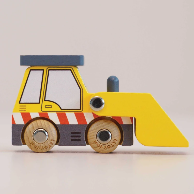 Kolekcjonerski samochodzik GT220 Vince ładowarka drewniane auto Le Toy Van