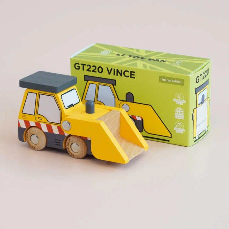 Kolekcjonerski samochodzik GT220 Vince ładowarka drewniane auto Le Toy Van