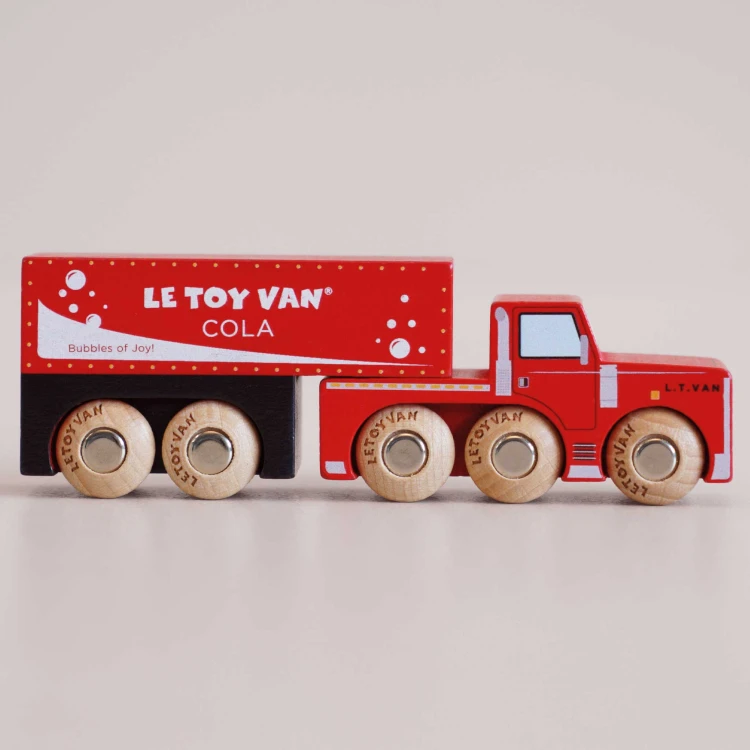 Kolekcjonerski samochodzik GT180 Toby ciężarówka drewniane auto Le Toy Van