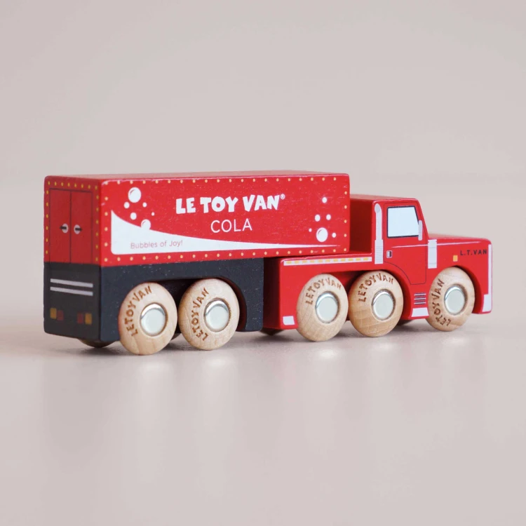 Kolekcjonerski samochodzik GT180 Toby ciężarówka drewniane auto Le Toy Van