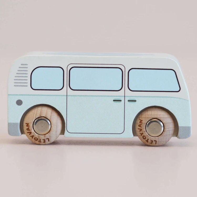 Kolekcjonerski samochodzik GT160 Daisy kamper drewniane auto Le Toy Van
