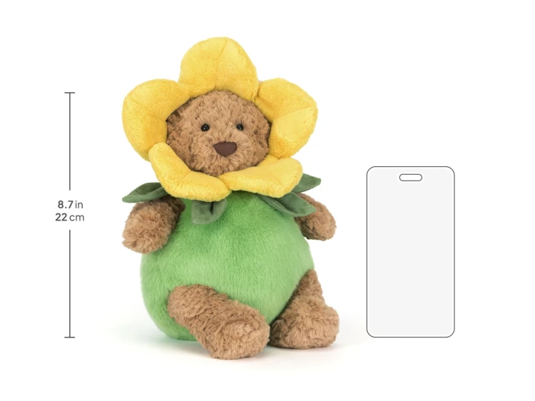Miś Bartłomiej Żonkil 26 cm Jellycat wymiary