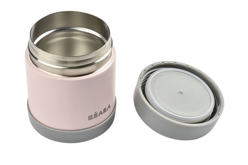 Termos obiadowy pojemnik 300 ml dark mist/light pink Beaba