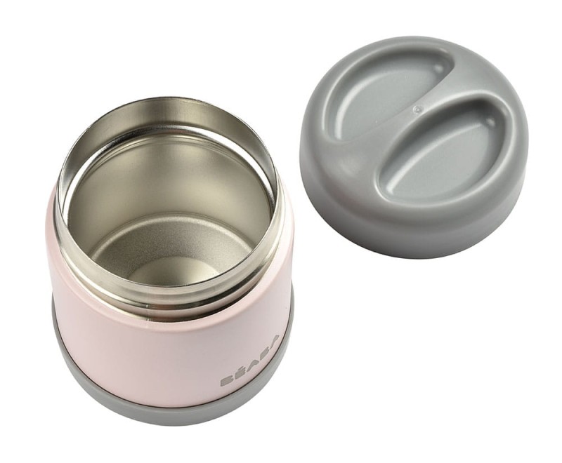 Termos obiadowy pojemnik 300 ml dark mist/light pink Beaba