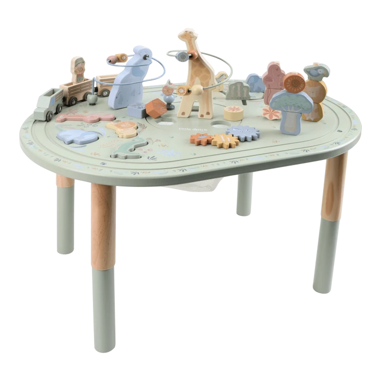 Stolik edukacyjny Safari Friends FSC Little Dutch