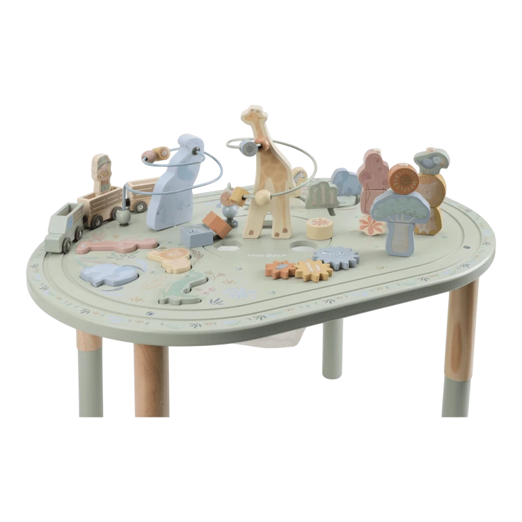 Stolik edukacyjny Safari Friends FSC Little Dutch