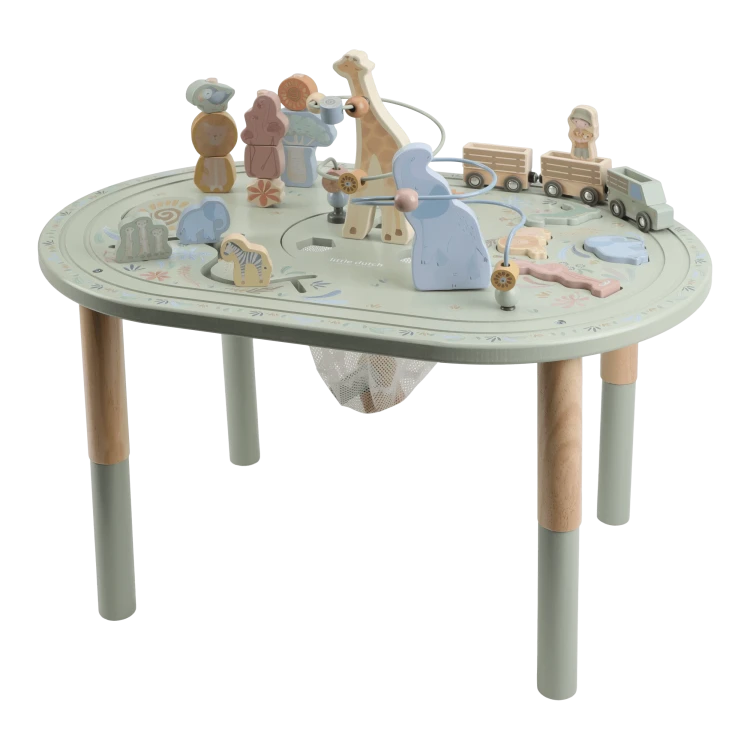 Stolik edukacyjny Safari Friends FSC Little Dutch