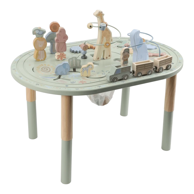 Stolik edukacyjny Safari Friends FSC Little Dutch