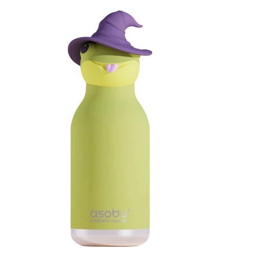 Butelka termiczna ze słomką Spookie Witch wiedźma 460 ml Asobu