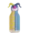 Butelka termiczna ze słomką Spookie Clown klaun 460 ml Asobu