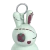Butelka termiczna ze słomką Mini Spookie Undead Bunny królik 200 ml Asobu