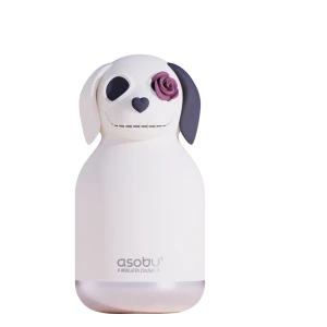 Butelka termiczna ze słomką Maxi Spookie Undead Dog pies 660 ml Asobu