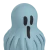Butelka termiczna ze słomką Maxi Spookie Ghost duch 660 ml Asobu