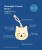 Moonlight Friends - Kot MOMO lampka do zawieszenia Rabbit & Friends