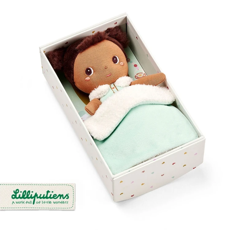 Lalka dzidziuś w pudełku łóżeczku Jackie 12 m+ Lilliputiens