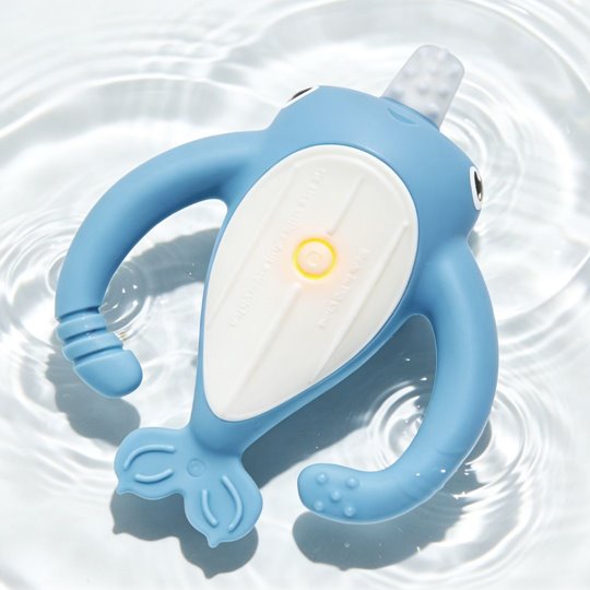 Gryzak wibrujący Narwal Blue Smily Mia