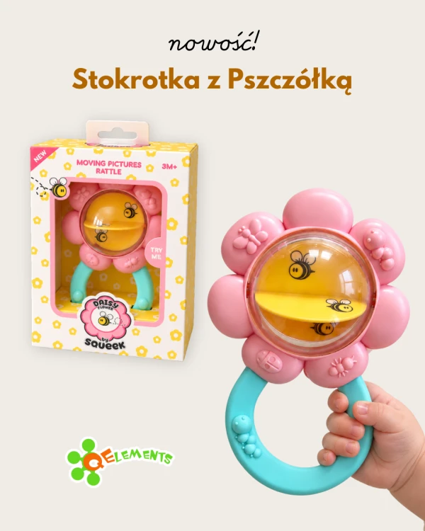 Stokrotka Grzechotka z Latającą Pszczółką Squeek