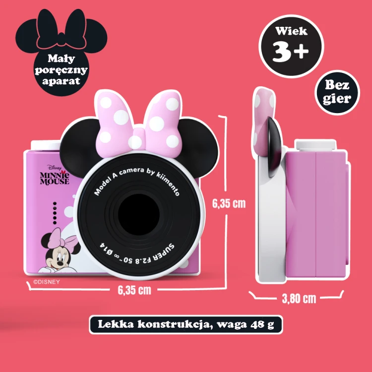 Aparat Mini dla Dzieci Myszka Minnie Mouse Disney Kiimento