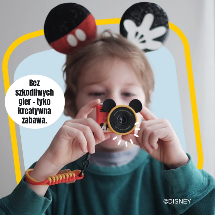 Aparat Mini dla Dzieci Kowbojka Myszka Miki Mickey Mouse Kiimento