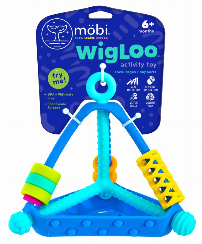 Wigloo Piramidka zabawka sensoryczna Mobi