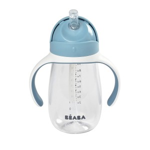 Butelka tritanowa kubek ze słomką 300 ml windy blue Beaba