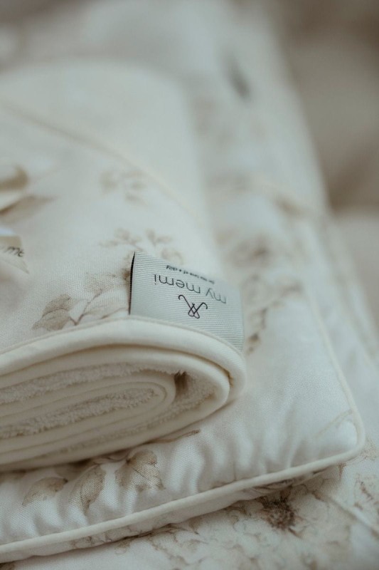 Bambusowy otulacz 75x100 - boho flowers my memi