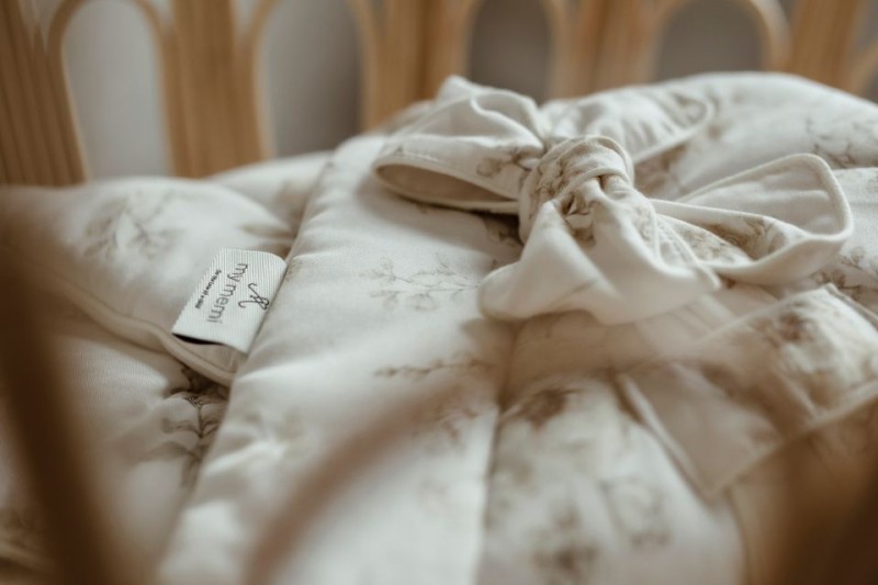 Bambusowy otulacz 75x100 - boho flowers my memi