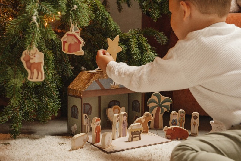 Szopka świąteczna figurki X-mas FSC Little Dutch