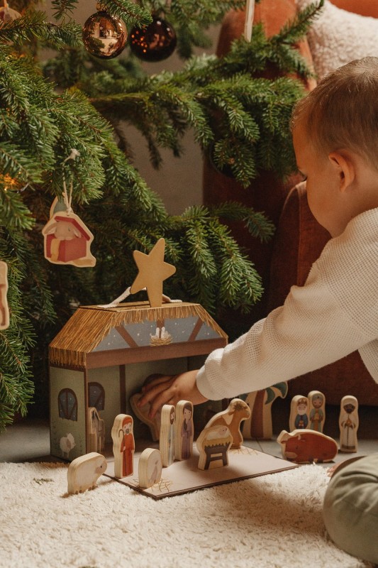 Szopka świąteczna figurki X-mas FSC Little Dutch