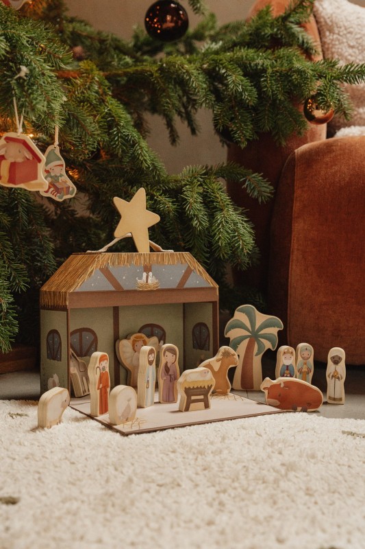 Szopka świąteczna figurki X-mas FSC Little Dutch