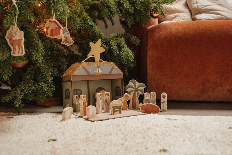 Szopka świąteczna figurki X-mas FSC Little Dutch