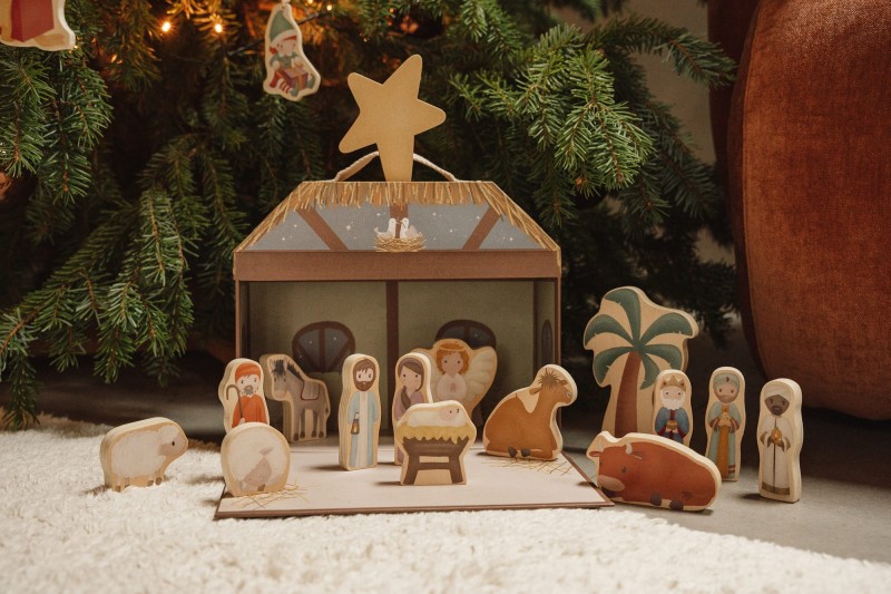 Szopka świąteczna figurki X-mas FSC Little Dutch