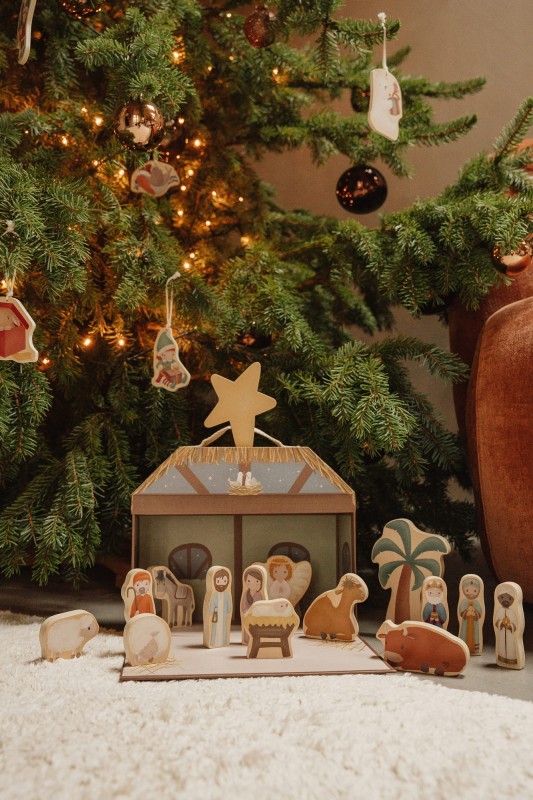 Szopka świąteczna figurki X-mas FSC Little Dutch