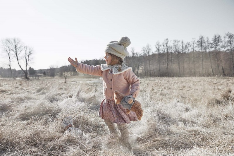 Elodie Details - Beret - Creamy White 6-12 m-cy