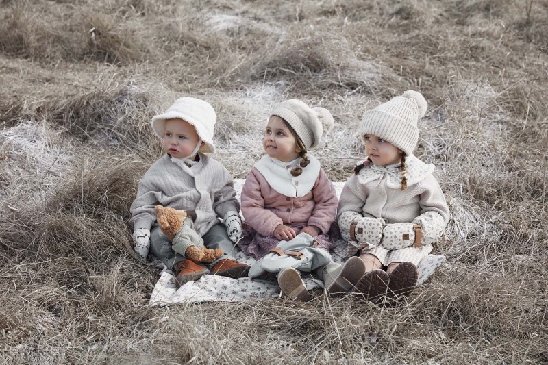 Elodie Details - Beret - Creamy White 6-12 m-cy