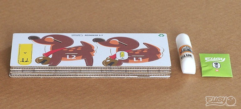 Renifer Eko Układanka Puzzle 3D Eugy