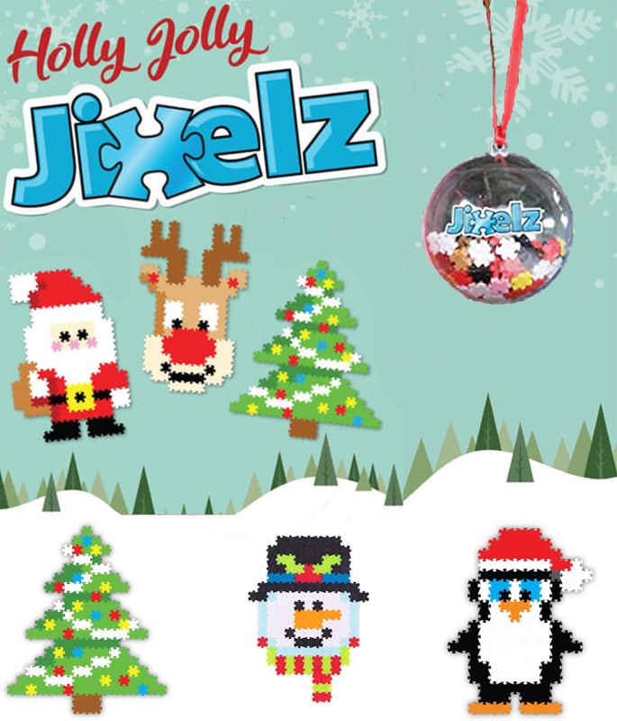 Puzzelki Pixelki Jixelz Bombka Pingwin Fat Brain Toys