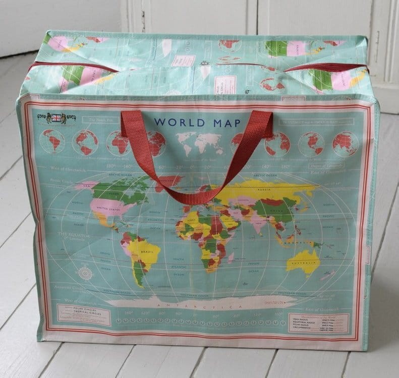 Torba do przechowywania Jumbo Bag Mapa Świata Rex London