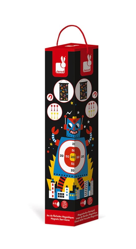 Magnetyczna gra w rzutki zręcznościowa Roboty Janod
