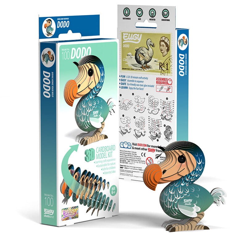 Ptak Dodo Eko Układanka Puzzle 3D Eugy