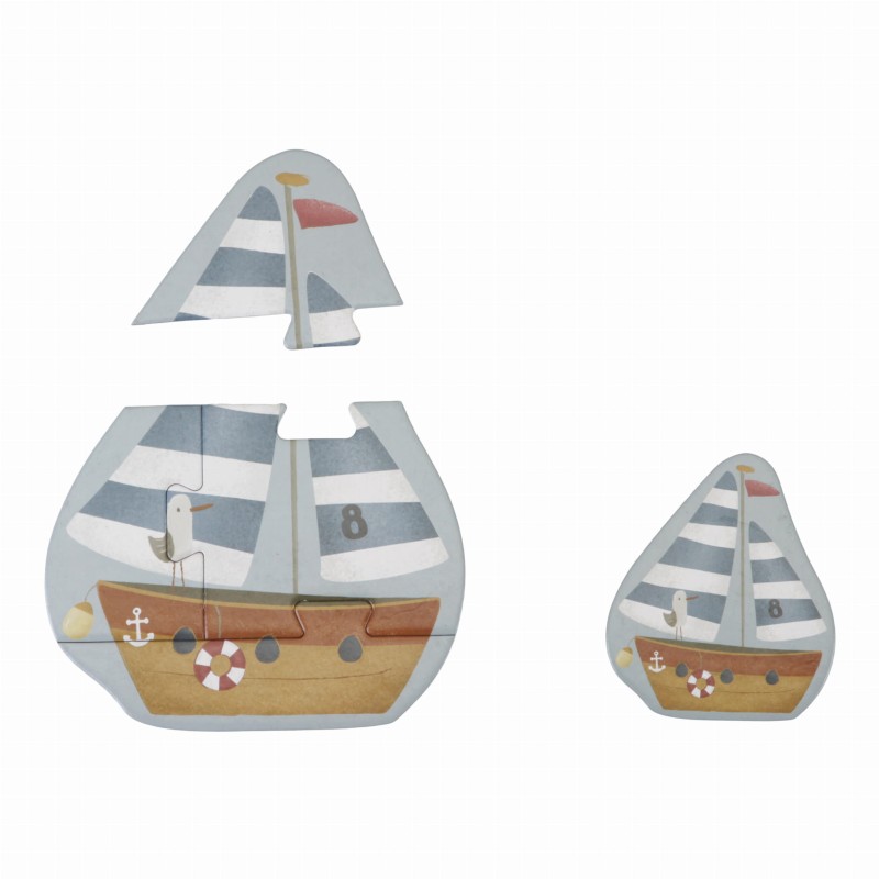 Puzzle 6 elementów Sailors Bay Little Dutch