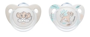 Smoczek NUK Król Lew silikon 6-18m 2-pak