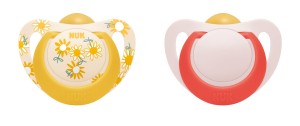 Smoczek NUK Star lateks 6-18m Girl 2-pak