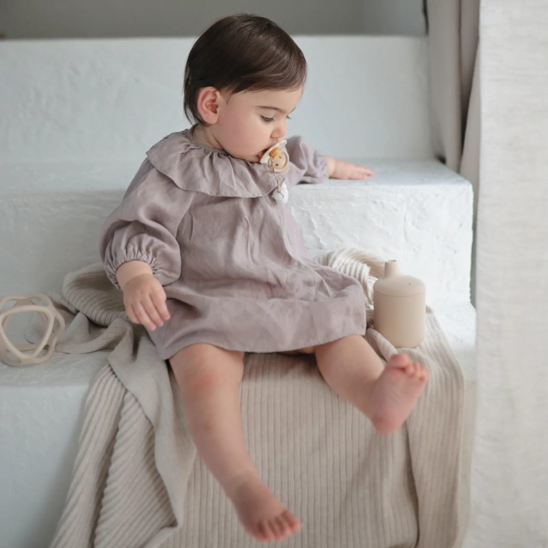 Kubek niekapek silikonowy Sippy Cup Soft Lilac Mushie 