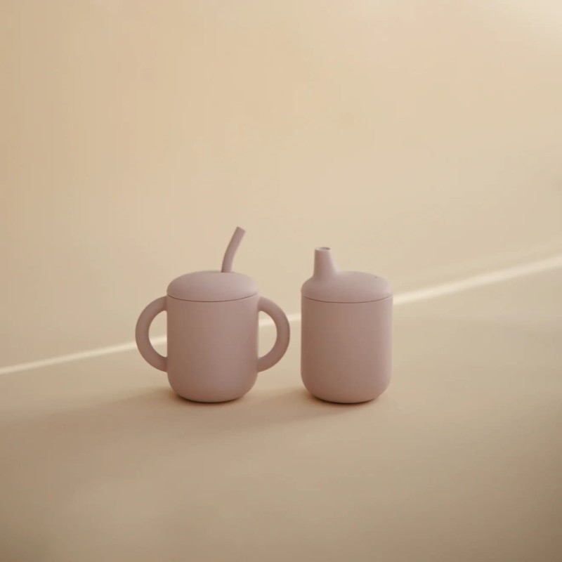 Kubek niekapek silikonowy Sippy Cup Soft Lilac Mushie 
