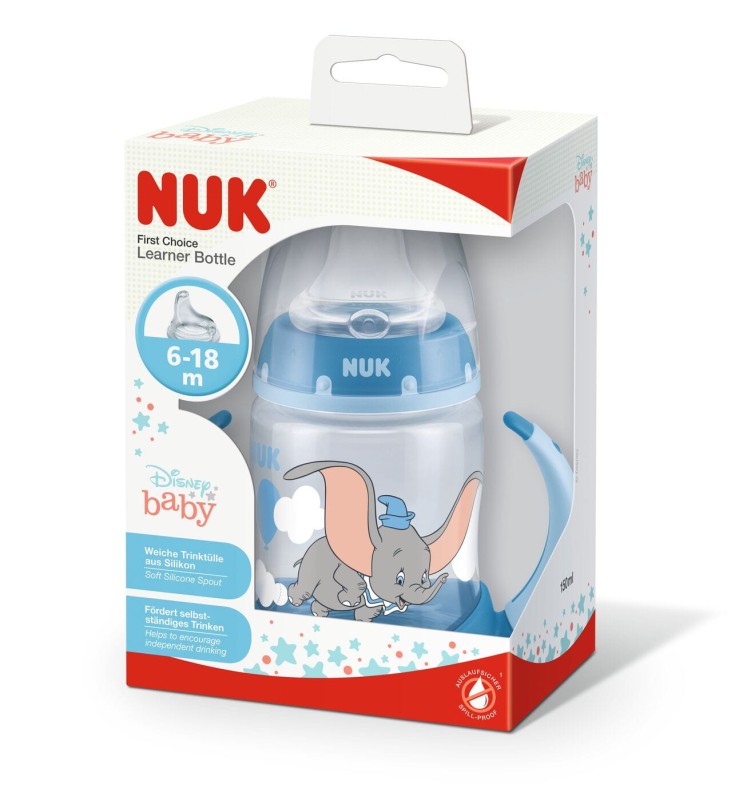 Butelka kubek niekapek z uchwytem 150 ml Dumbo NUK