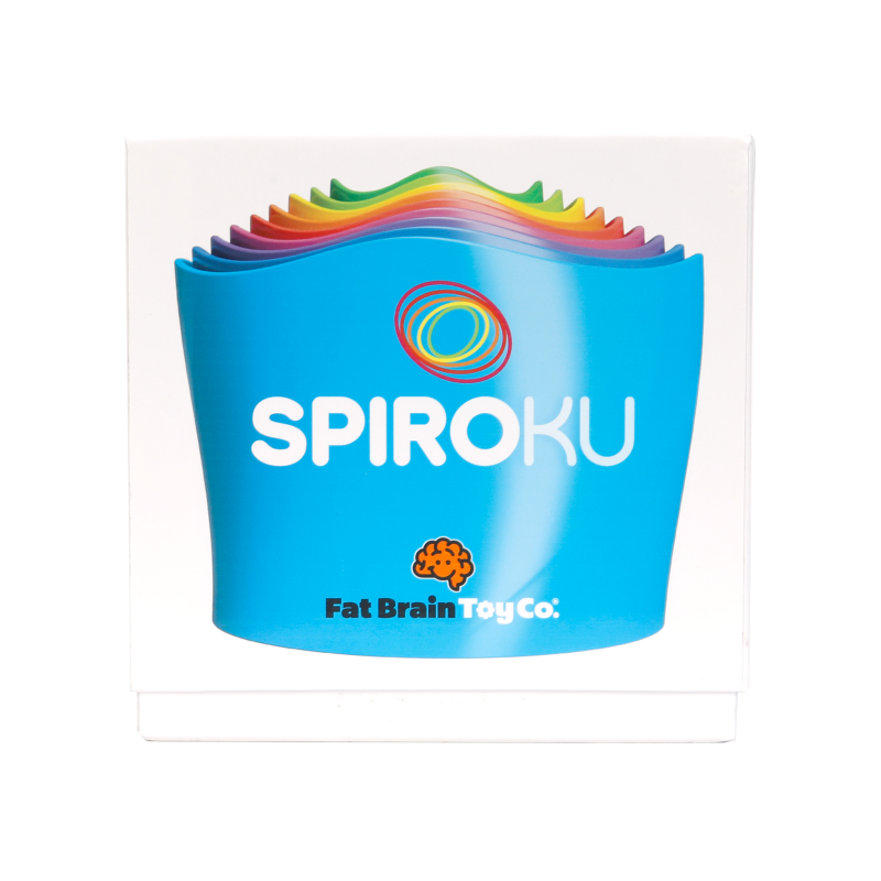 Wieża piramida Spiroku kolorowa Fat Brain Toys