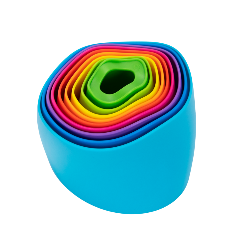 Wieża piramida Spiroku kolorowa Fat Brain Toys