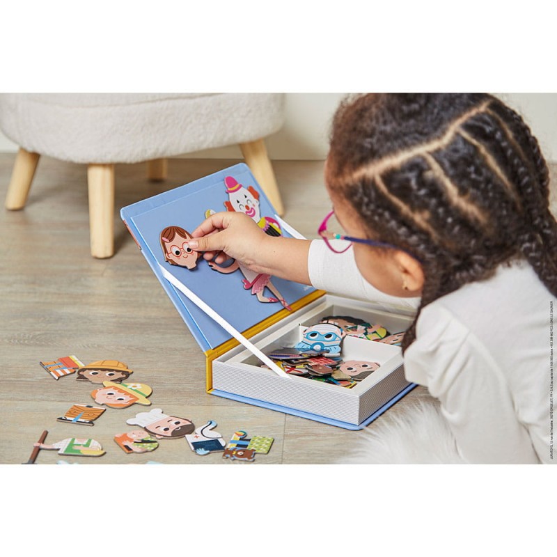 Magnetyczna układanka Puzzle Zawody Magnetibook Janod